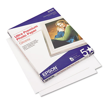 Epson® Ultra Premium Gloss Photo Paper, 11.8 Mil, 8.5 X 11, Bright White, 50-pack freeshipping - TVN Wholesale